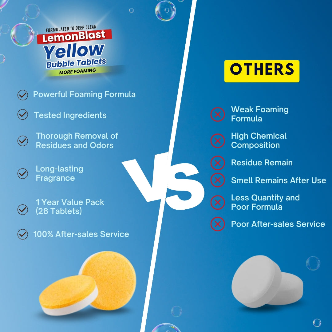 LemonBlast Yellow Bubble Tablets | 🔥FLAT 50% OFF SAVING🔥