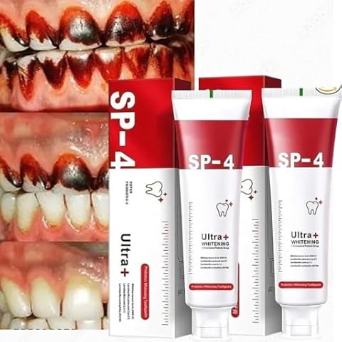Sp-4 probiotic whitening toothpaste, Teeth Whitener Toothpaste, Natural Tooth Whitener (PACK OF 2)