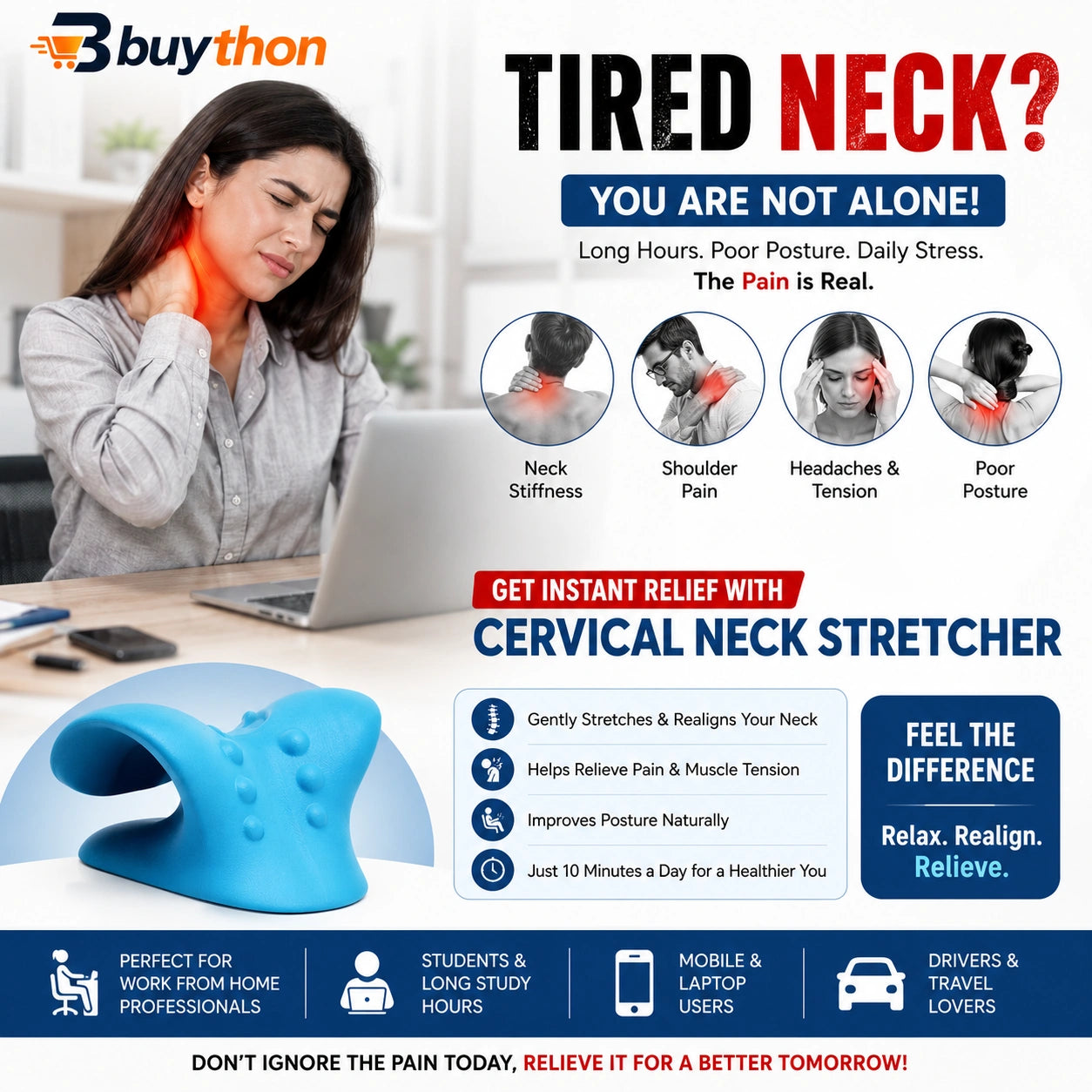 Neck Pain Relief Stretcher