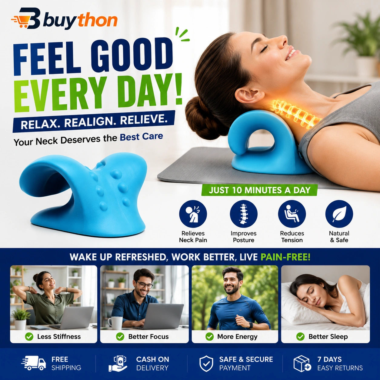 Neck Pain Relief Stretcher