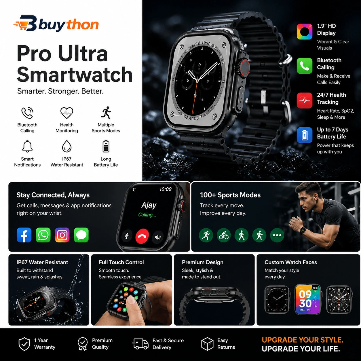 Buython Pro Ultra Smartwatch