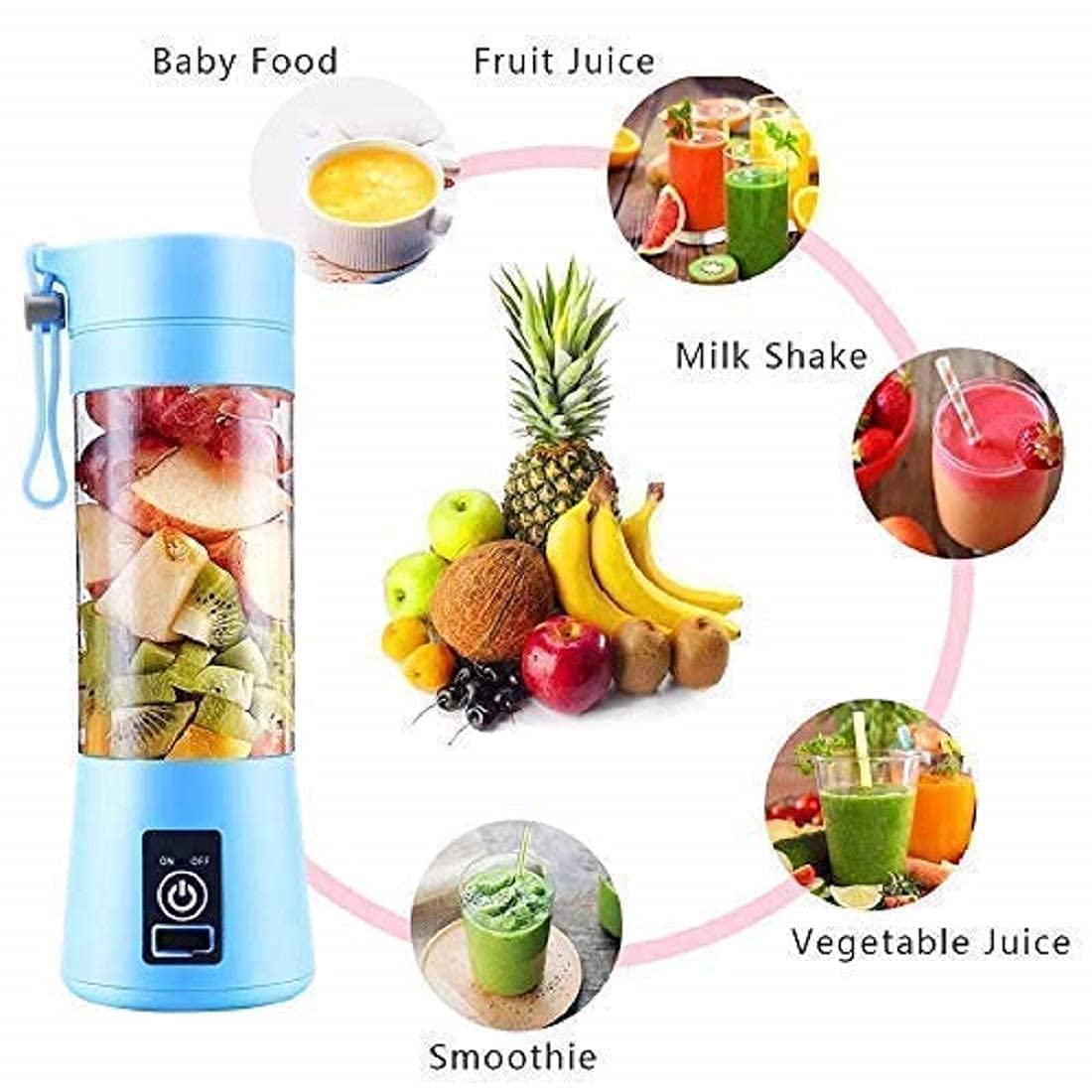 FreshBlend  Portable Juicer Bottle – Fresh Juice Anywhere
